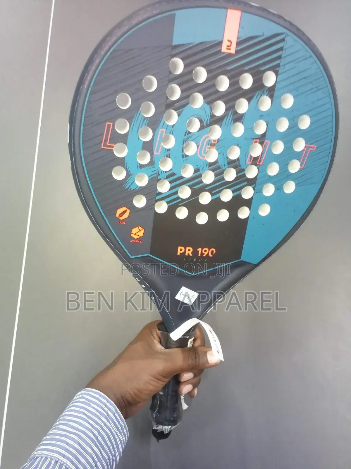 Kids Padel Racket 36 Mm 310gms Light Quick Reaction Play