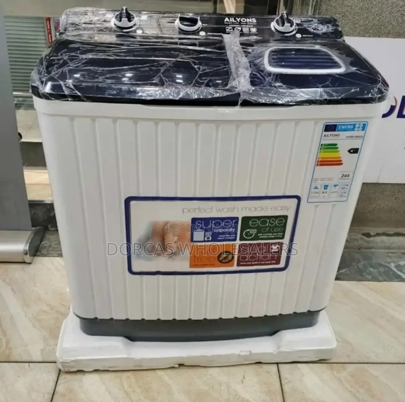Twin Tub Ailyons Topload Washing Machine//8 KGS