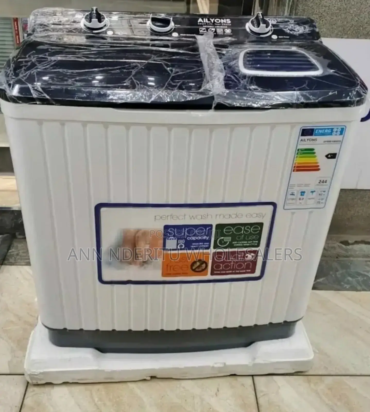 Semi Automatic Ailyons Topload Washing Machine//8 KGS