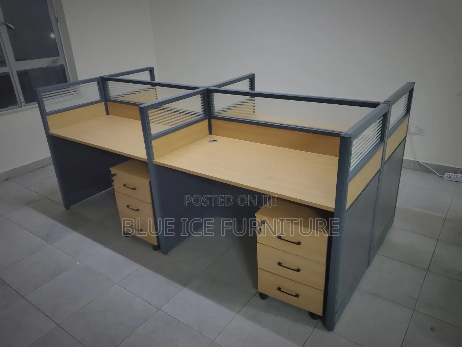 Imported Working Station Desk With Drawers