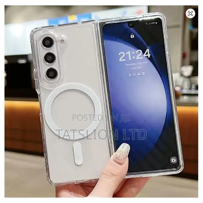 Samsung Galaxy Z Fold 7 Clear Transparent Case Cover