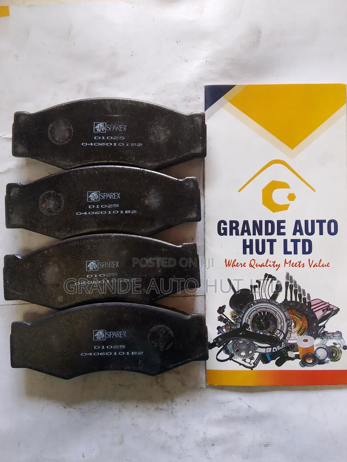 Short Brake Pads for Nissan Urvan (Sparex Brand)