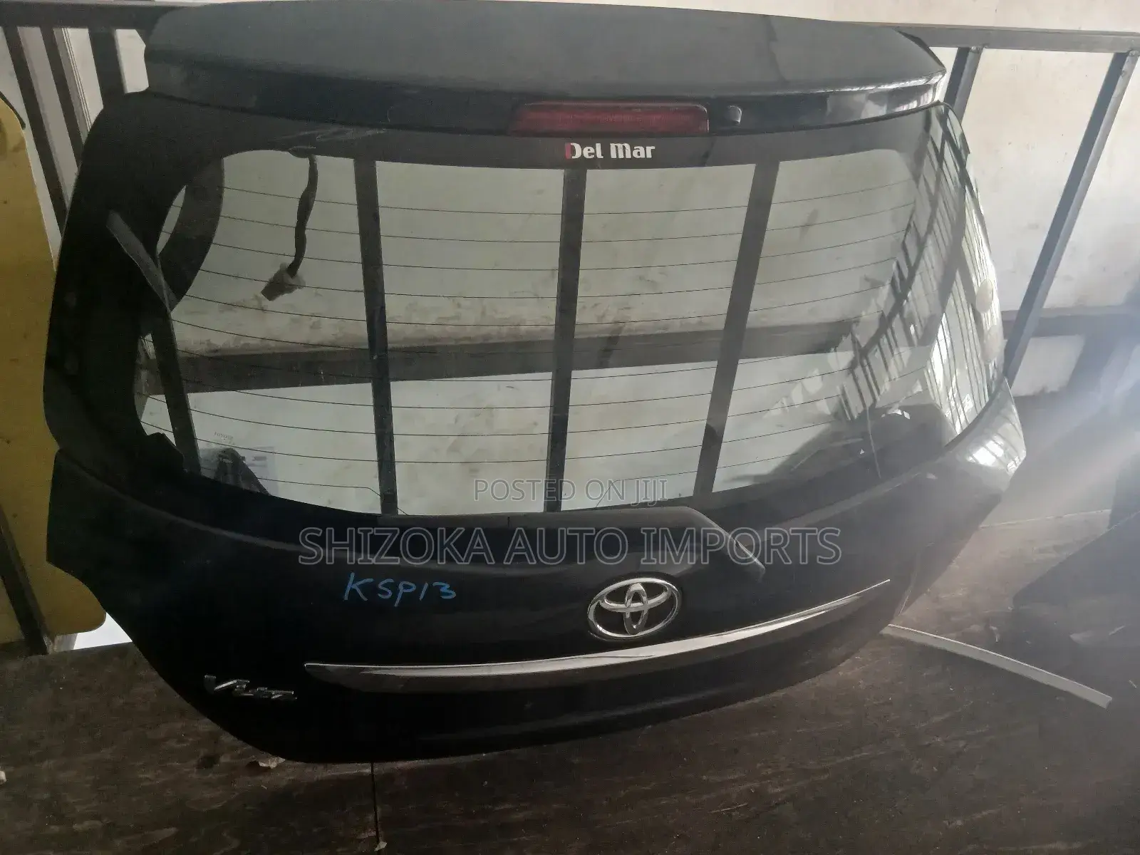 Toyota Vitz Ksp130 Tailgate / Boot Door 2010–2017 Original Ex-Japan