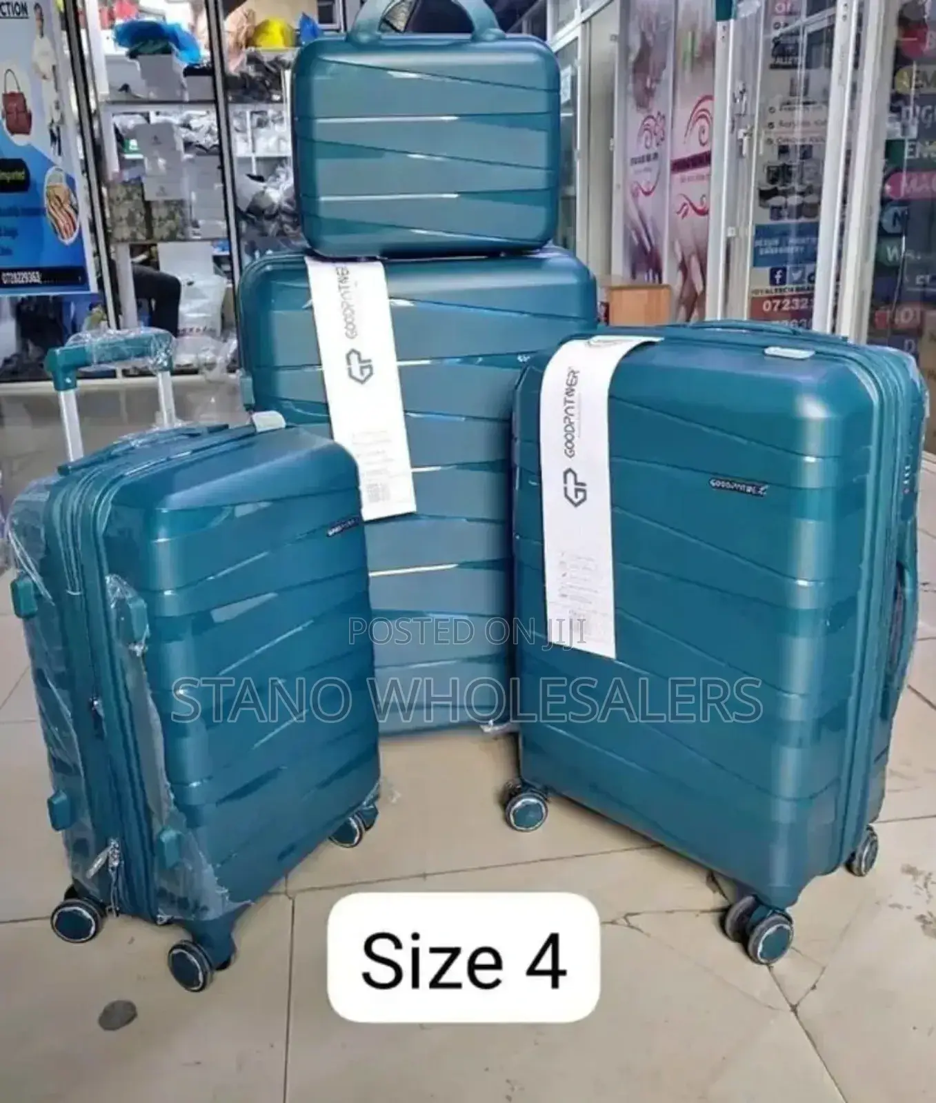 Unbreakable Rubber Suitcase - 4 in 1