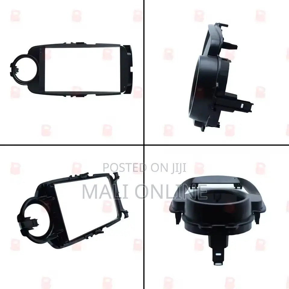 9 Inch 2 Din Radio Fascia Frame for Toyota Yaris Vitz 2012–2017 Stereo