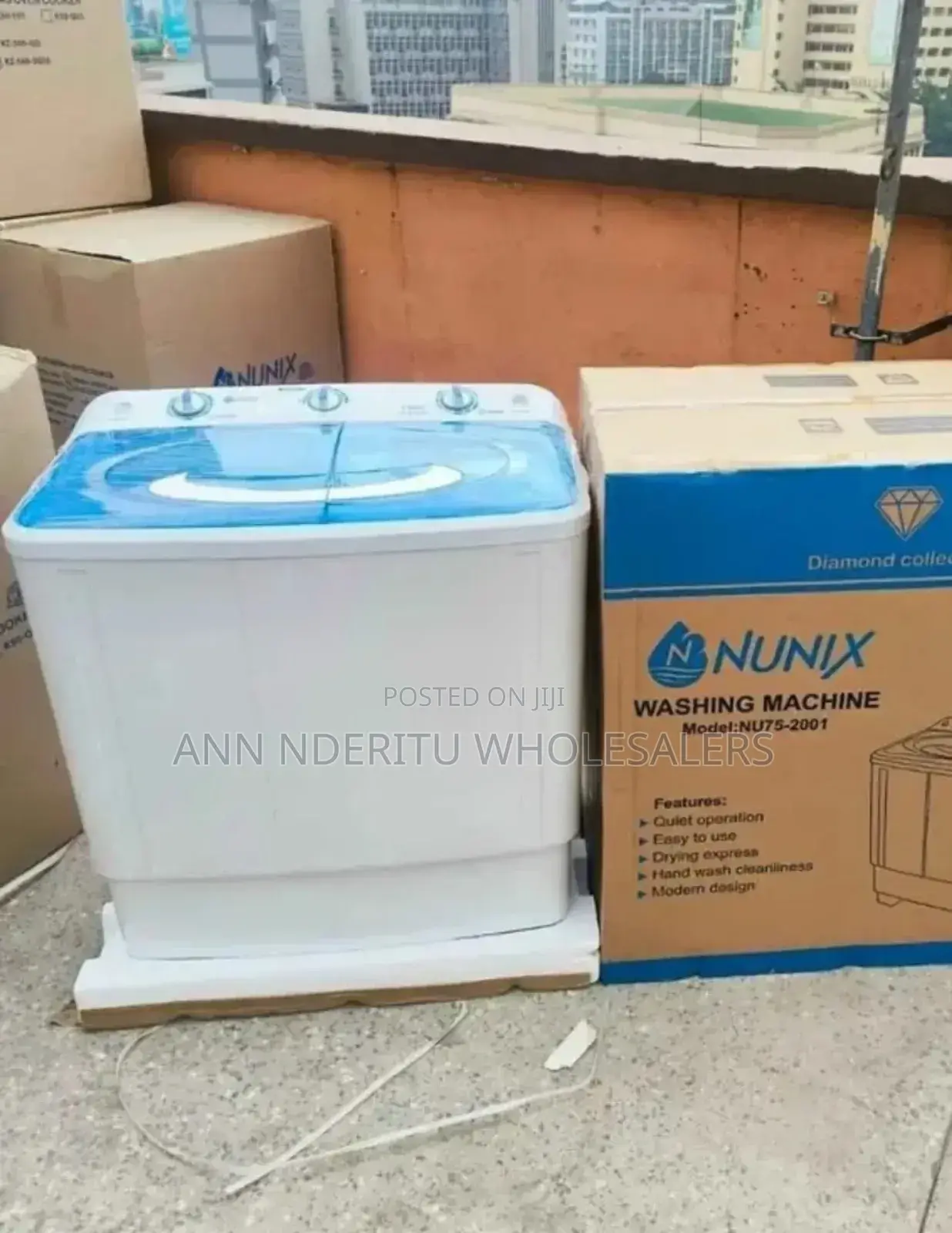 With Warranty Topload Nunix 7.5 KGS Washing Machine Nu/7