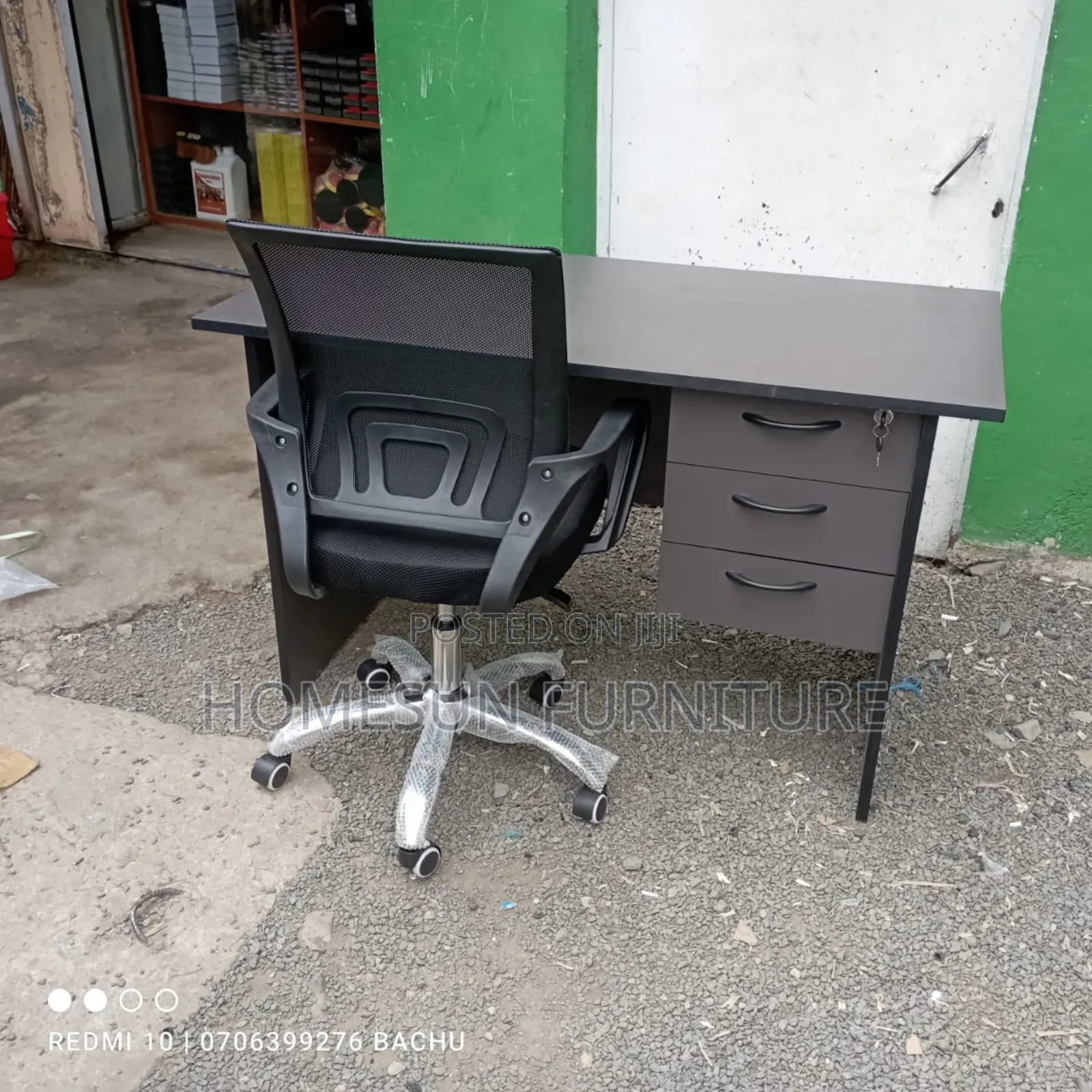 Mesh Chair And Study Desk