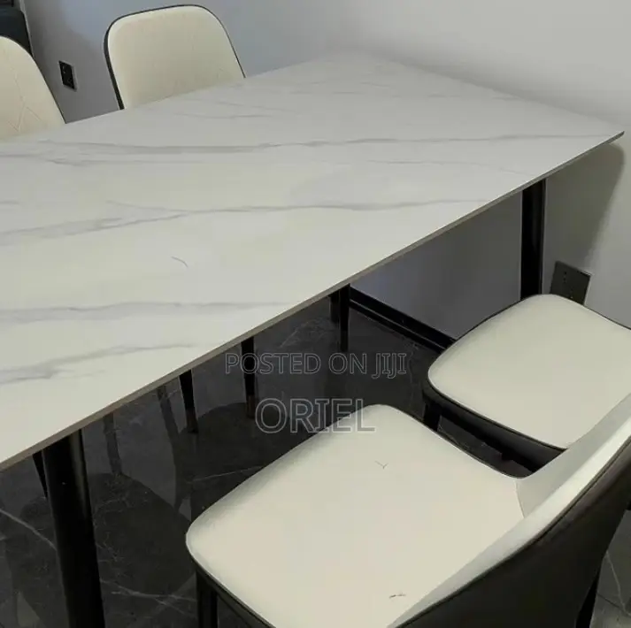 Home Dining Set; Modern Compact 4-Seater Dining Collection