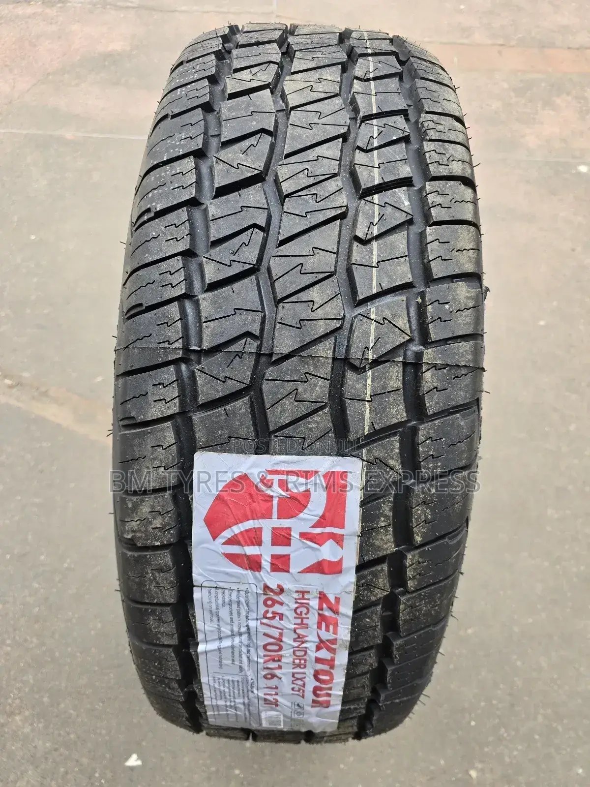 265 /70 R16 Zextour Tyres (All Terrrain)