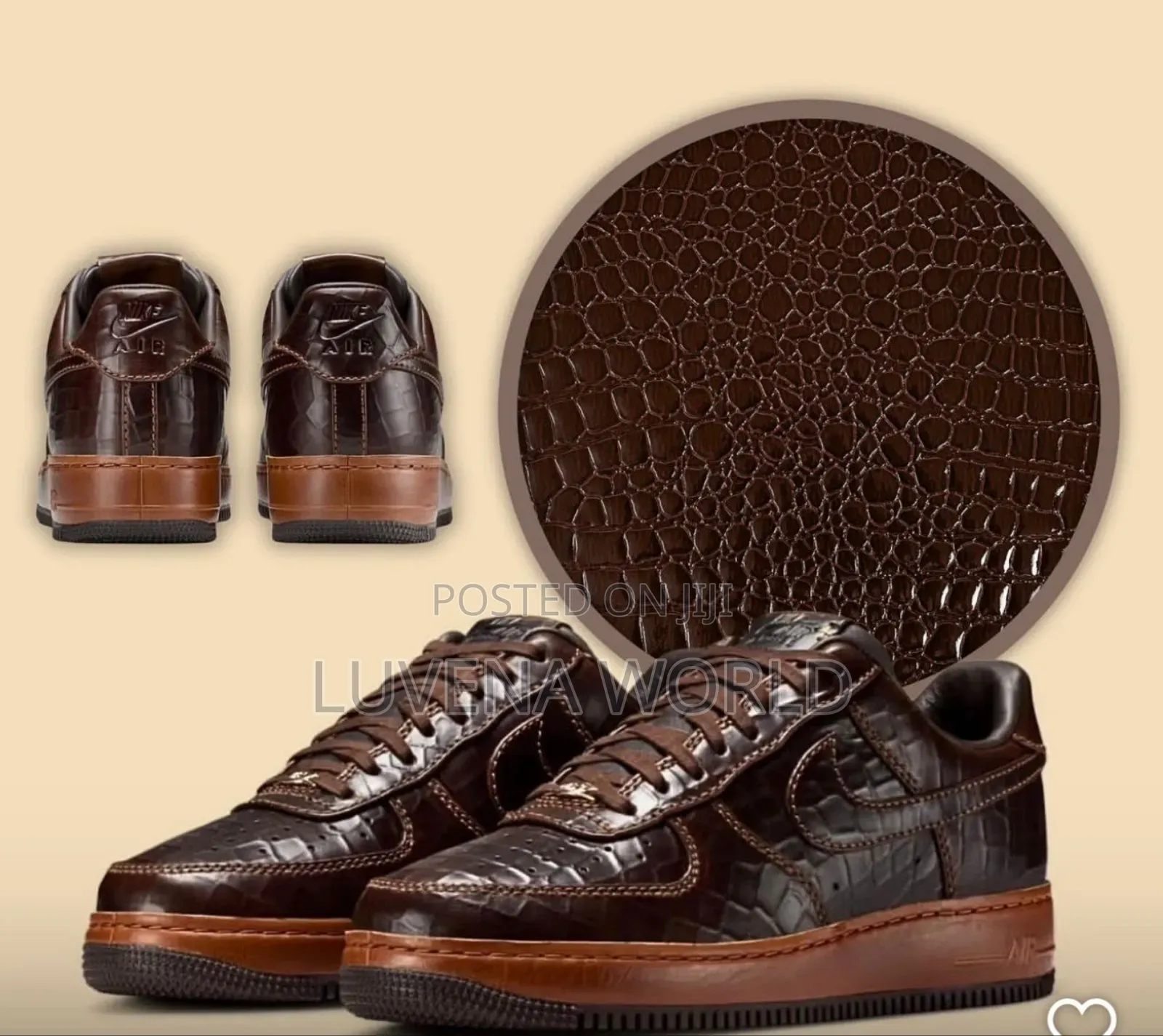 Nike Airforce 1 Low “ Fauna Brown “🐾
