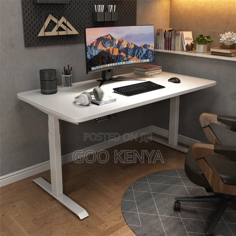 Office Desk; 1.2m Height Adjustable Elecric Office Desk