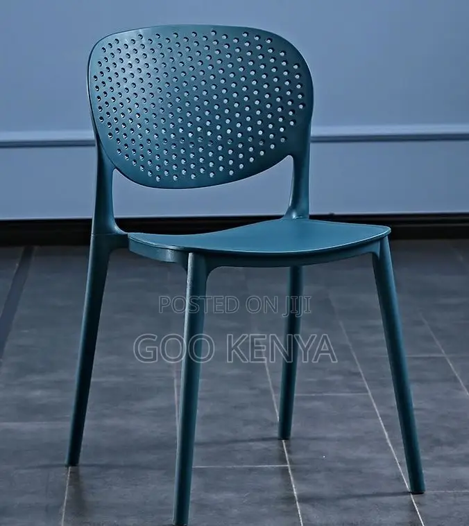 Home Chair; Rattan Design Plastic Out Dining Chair- Weather Resistant