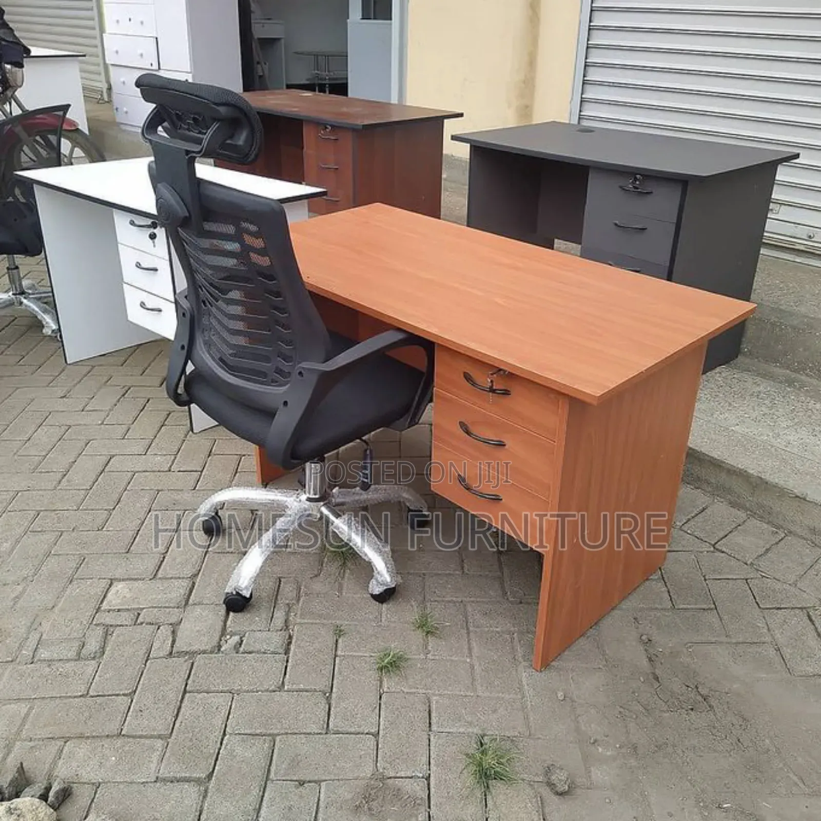 Headrest Office Chair And Study Desk