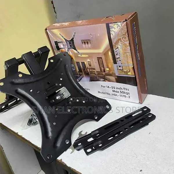 Sturdy Design 14" - 55" Full Motion Swivel Wall Mount Tv Bracket