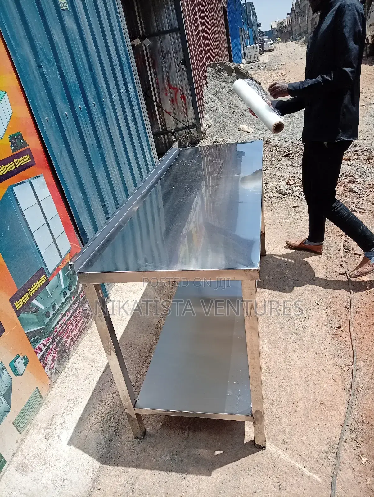 Stainless Steel Packaging Table