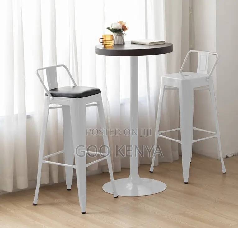 Home Stool;Metallic Outdoor Bar Stool For Coffee Shops And Restaurants