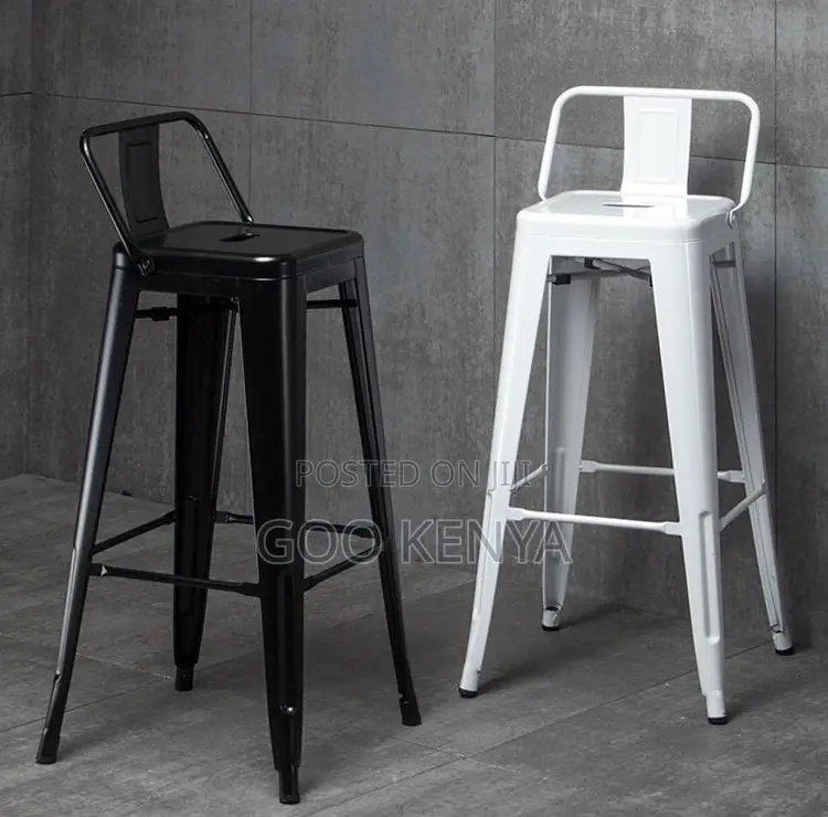 Home Stool;Metallic Outdoor Bar Stool For Coffee Shops And Restaurants