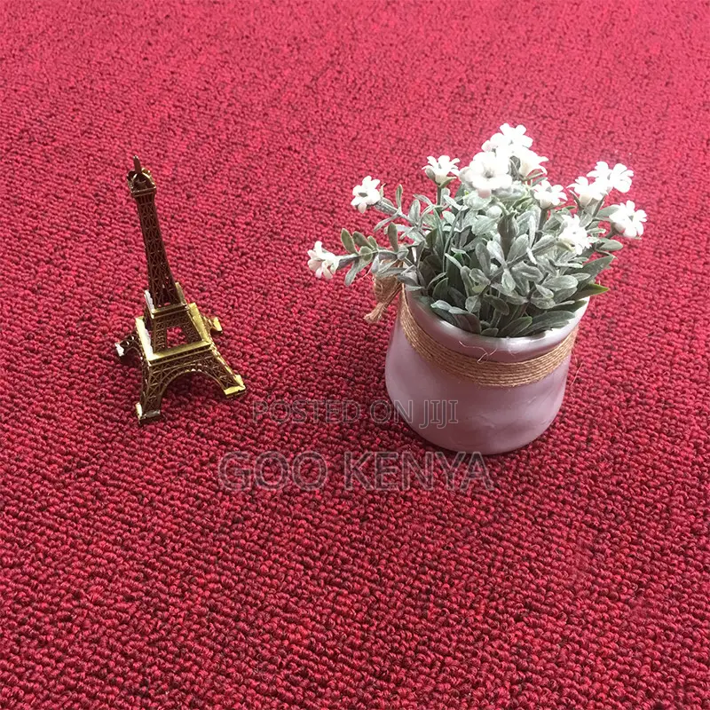 Home Carpet; Modern Anti-slip Red Carpet For Home And Office