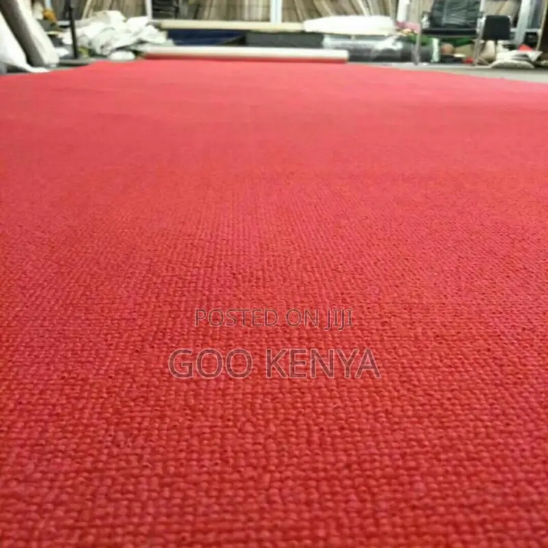 Home Carpet; Modern Anti-slip Red Carpet For Home And Office