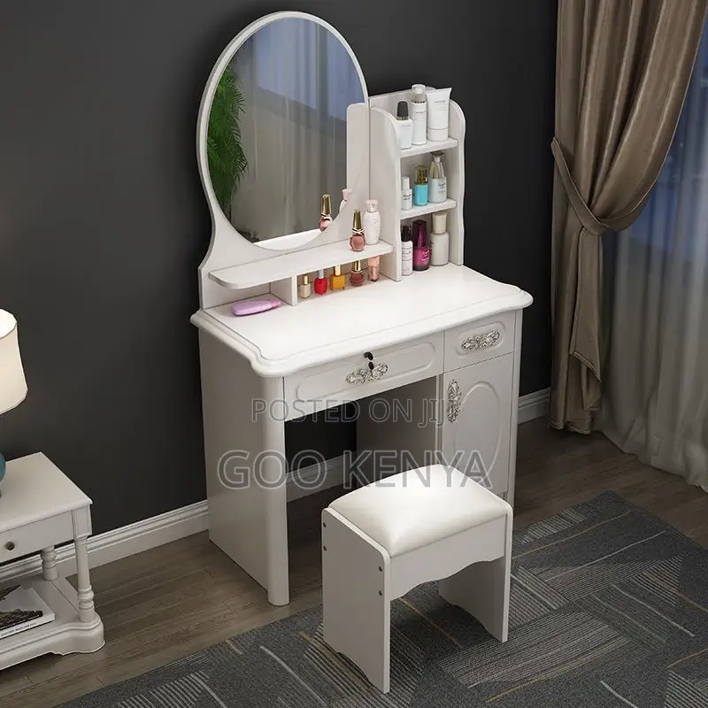 Home Dressing Table;Minimalist Make Up Table Organizer Set For Bedroom