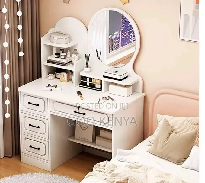 Home Dressing Table;Minimalist Make Up Table Organizer Set For Bedroom