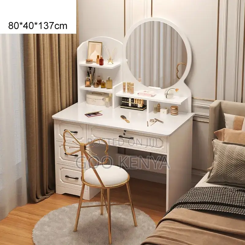 Home Dressing Table;Minimalist Make Up Table Organizer Set For Bedroom