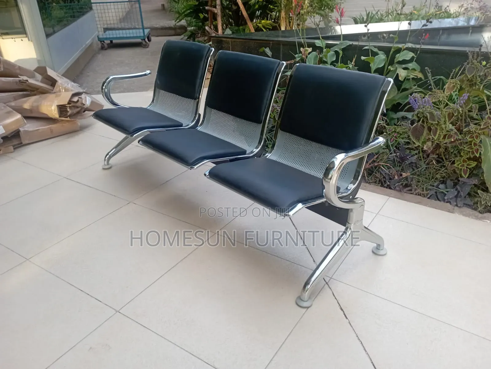 3 Seater Office Link Chair