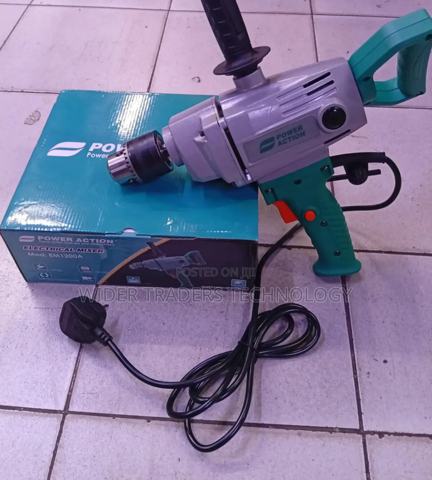 Power Action Slow Speed Drill
1200 Watts
16mm Chuck