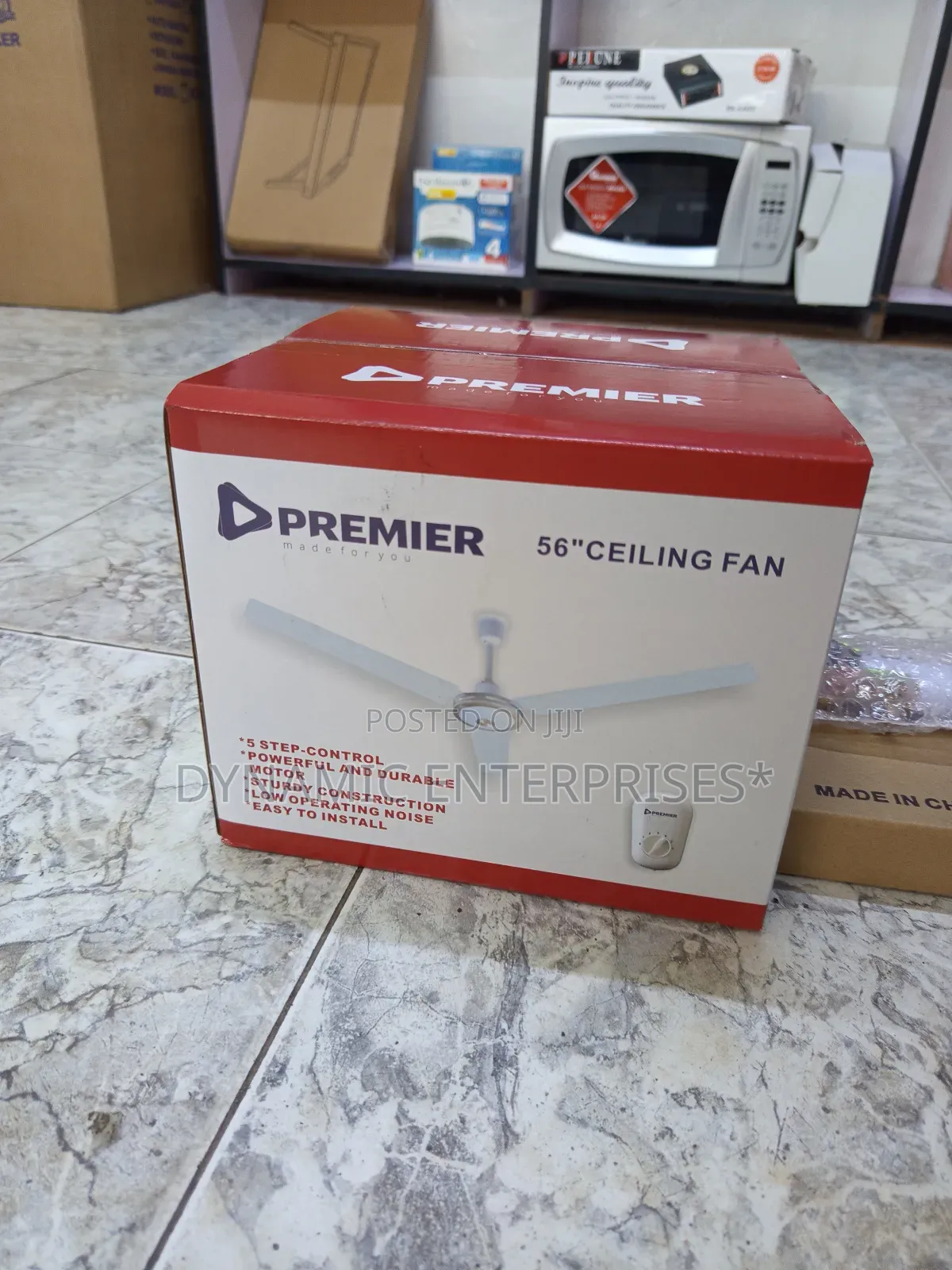Premier 56" Ceiling Fan - 3 Heavy Duty Blades