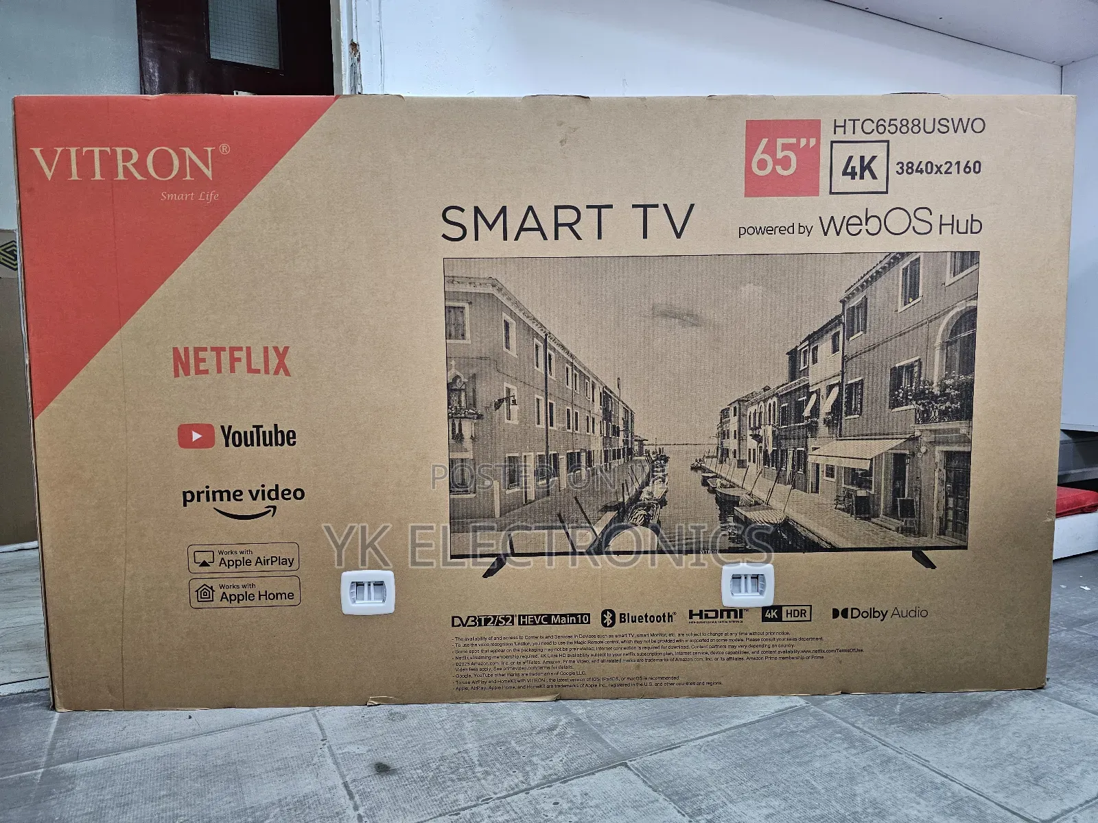 Vitron Htc6588uswo 65inchframeless ,Dvb-T2+Smart Webos