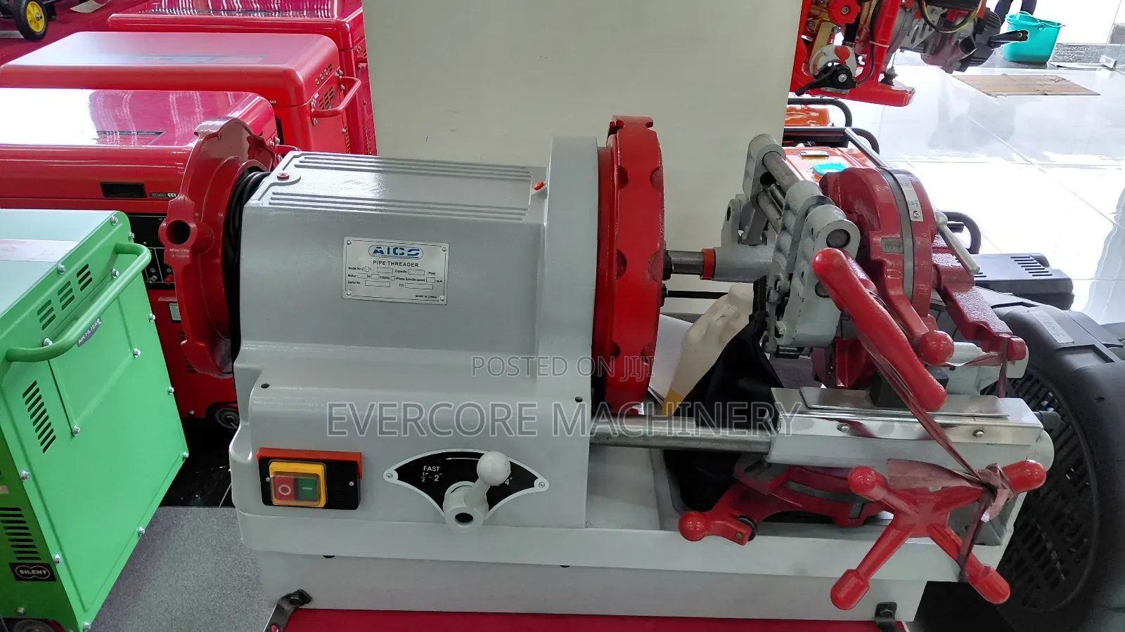 Heavy Duty 1⁄2inch to 4inch Pipe Threader Machine Electric Powered.