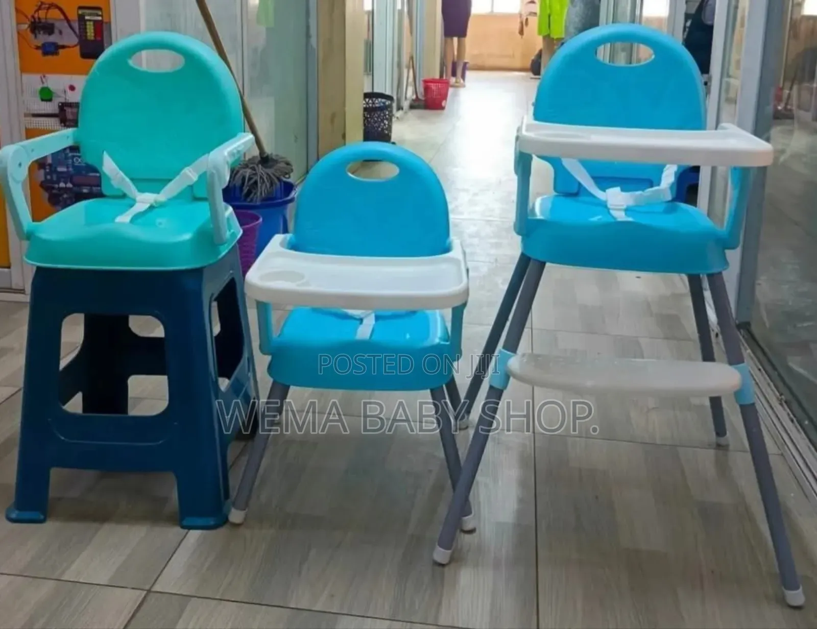 Convertible 3-in-1 Baby High Chair.