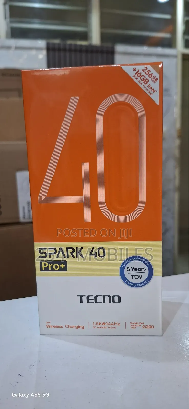 New Tecno Spark 40 Pro+ 256 GB Black