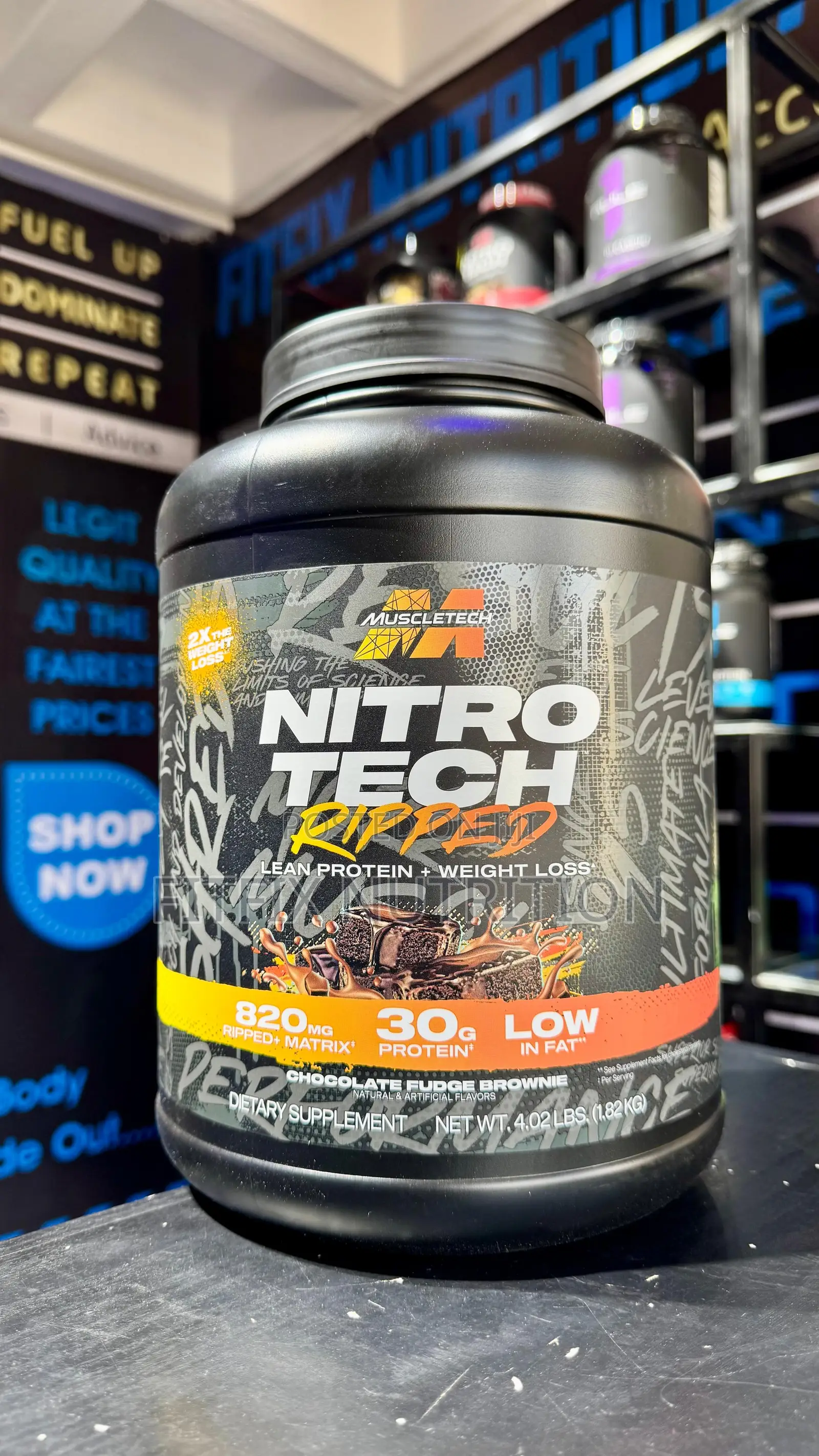 Nitro Tech Ripped Whey New Improved 4lbs