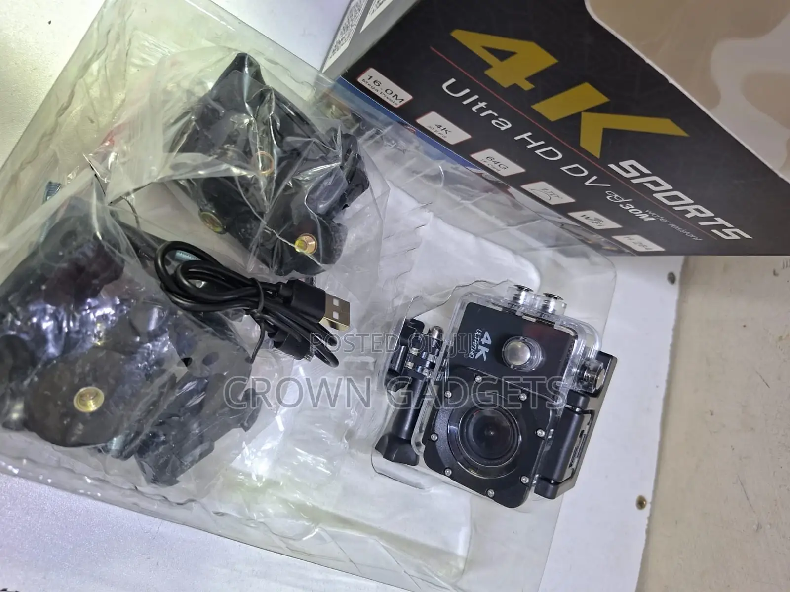  Action Camera 170° Wide Angle Waterproof Camera