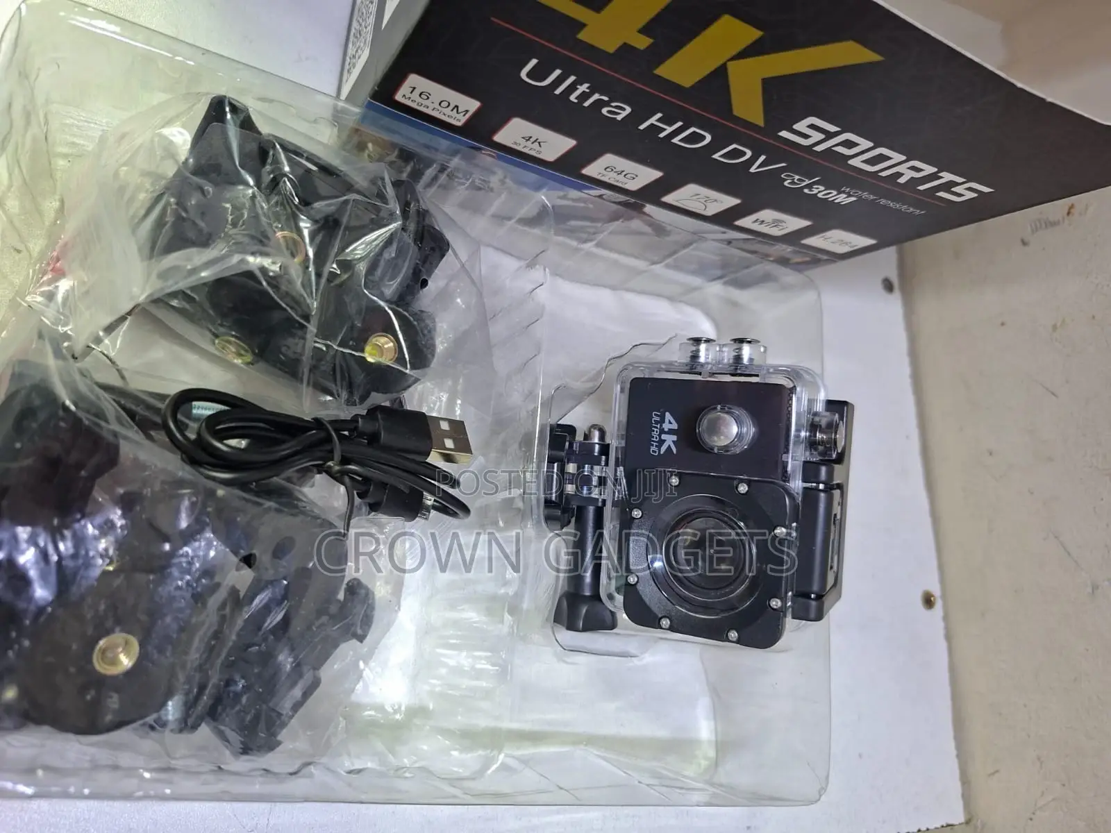  Waterproof Helmet Camera Wide Angle Video Cam