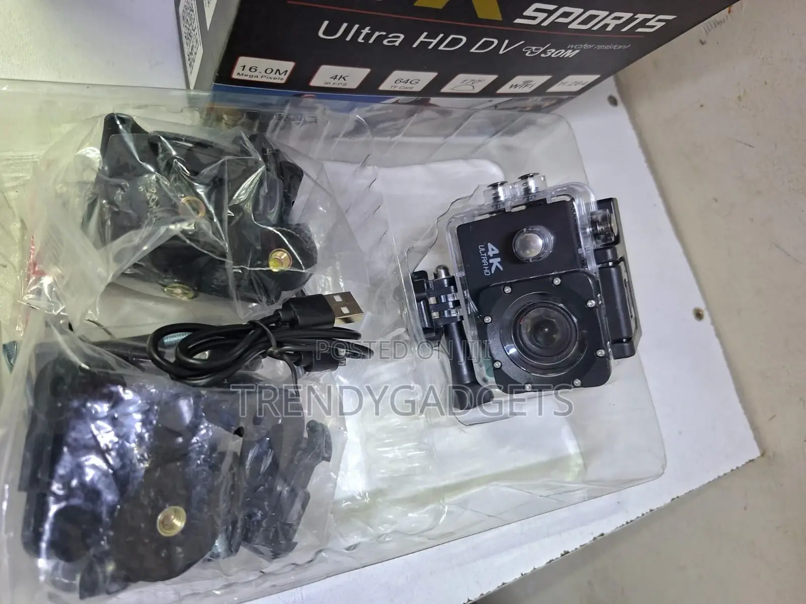 Waterproof Helmet Camera Wide Angle Video Cam