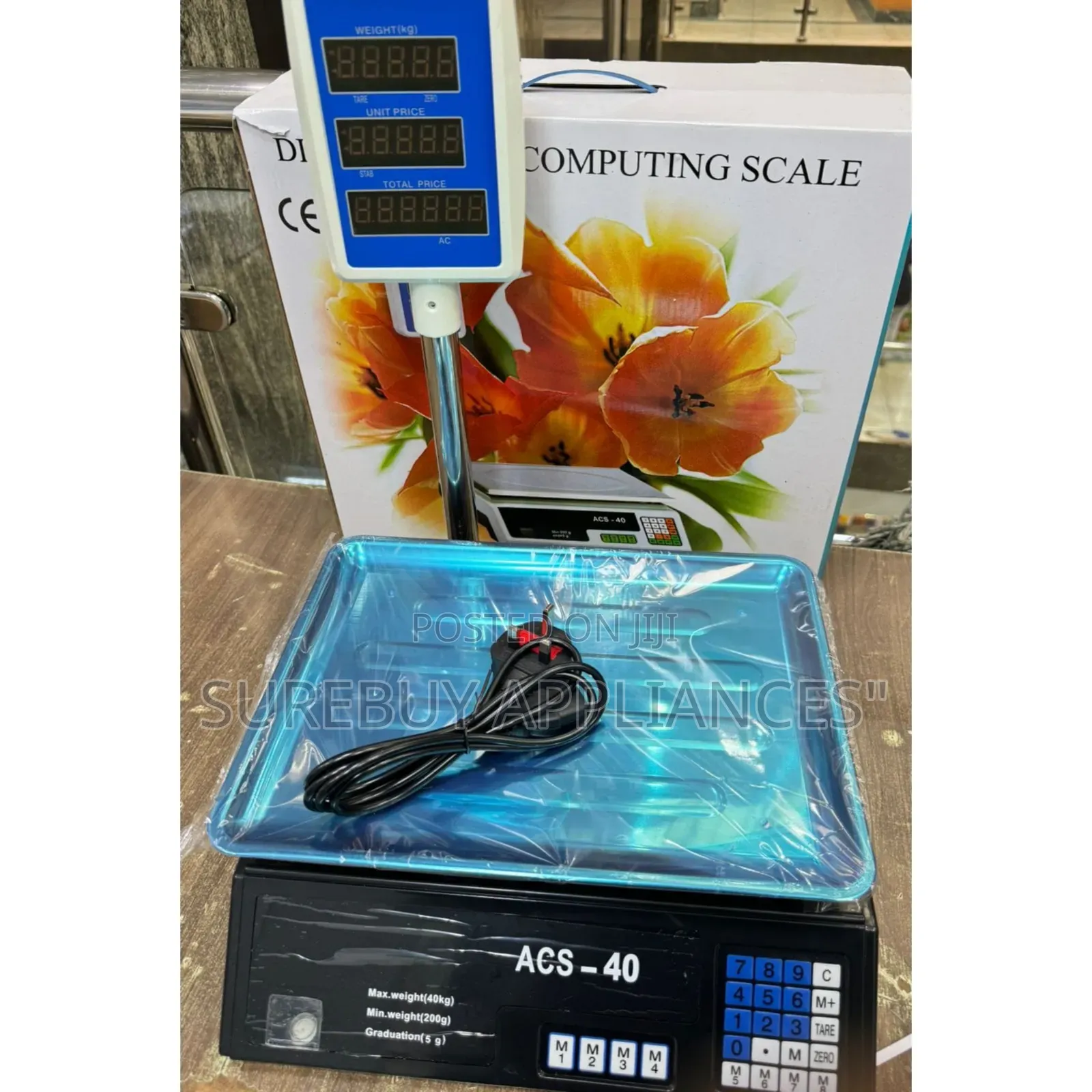Acs-40 Digital Arm Scale With High-Accuracy Sensor