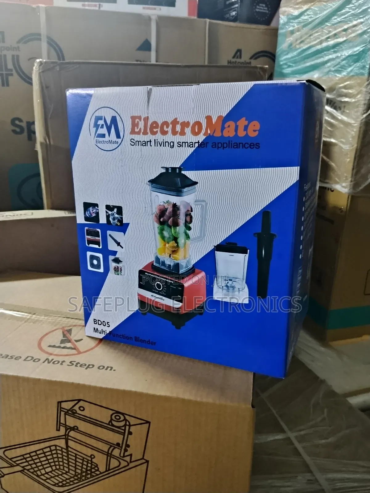Electromate Commercial Blender 5500w - Stainless Steel, Unstoppable