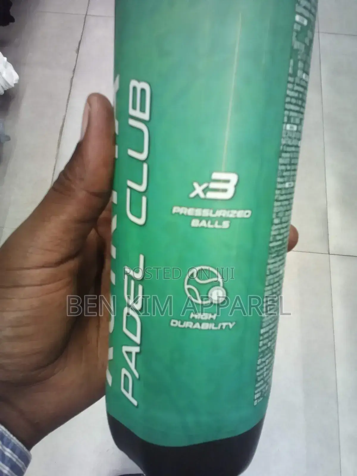 Tri Pack Padel Balls Light Green Rubber Core