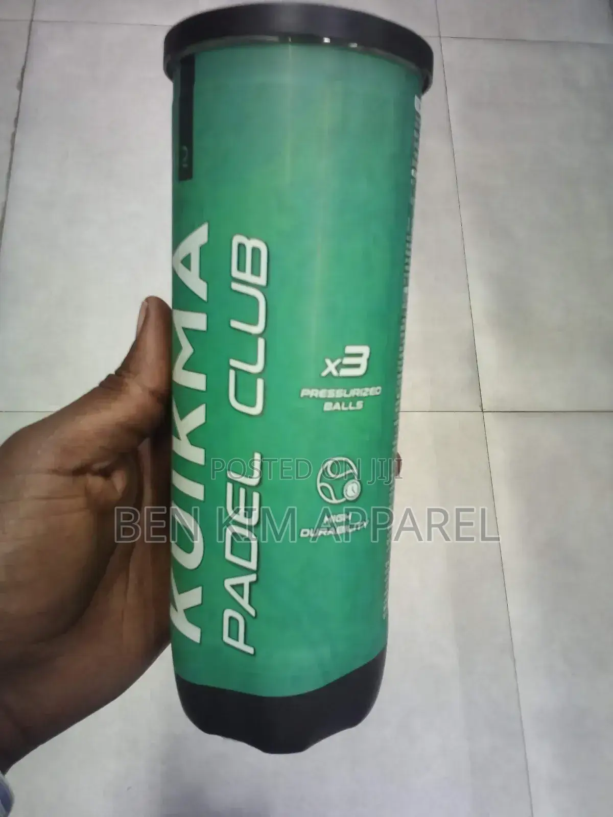 Tri Pack Padel Balls Light Green Rubber Core