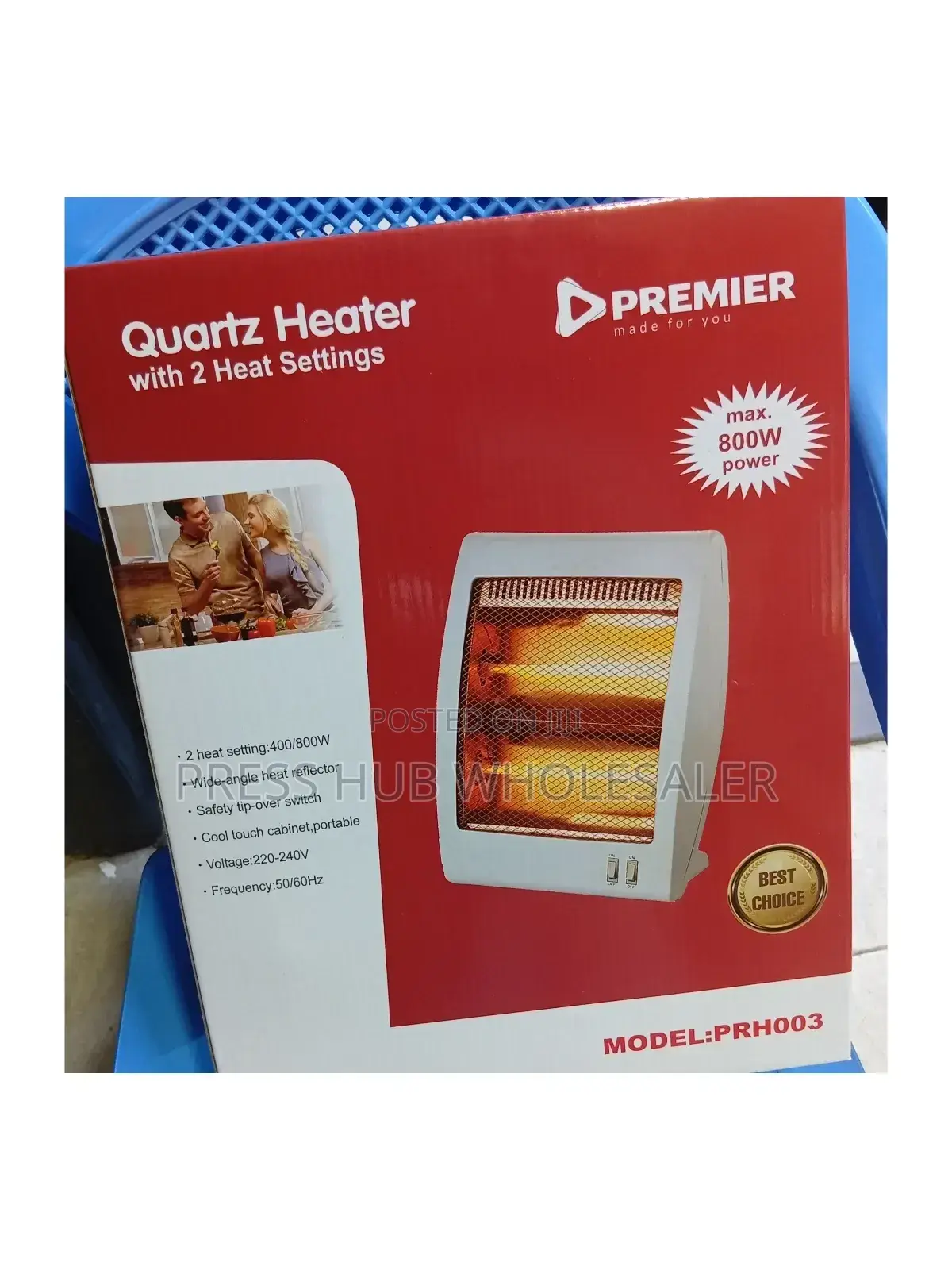 Premier Quartz Portable Electric Room Heater