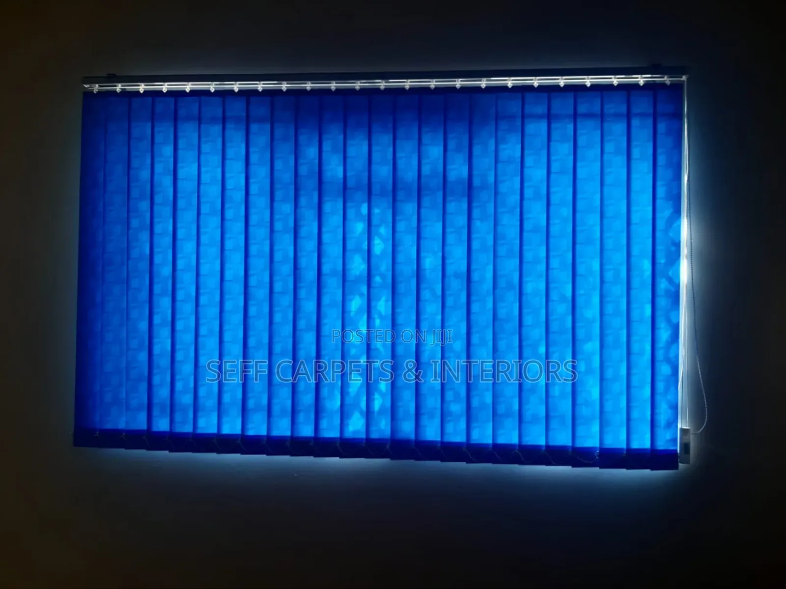 Beautiful Green,Blue and Orange Vertical Window Blinds