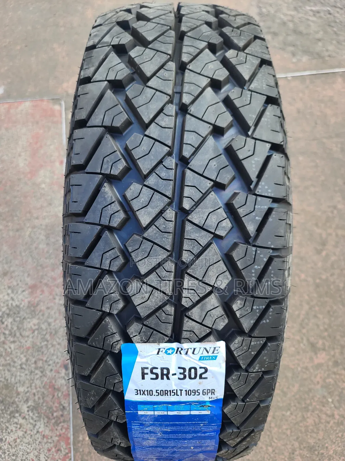 31x10.50r15 Fortune Tires 109s 6pr Fsr-302