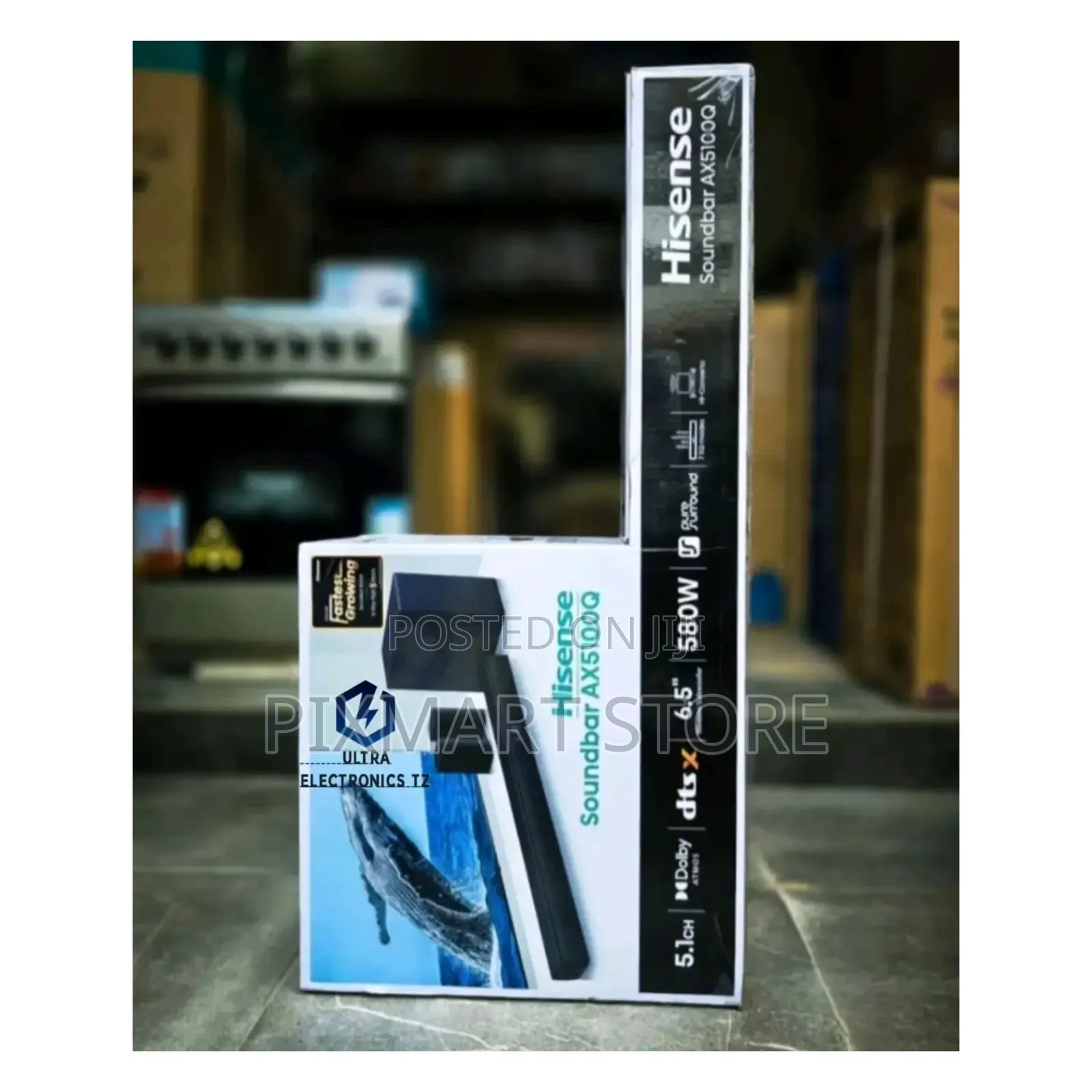 Hisense 580w 5.1 Channel Ax5100q Soundbar System
