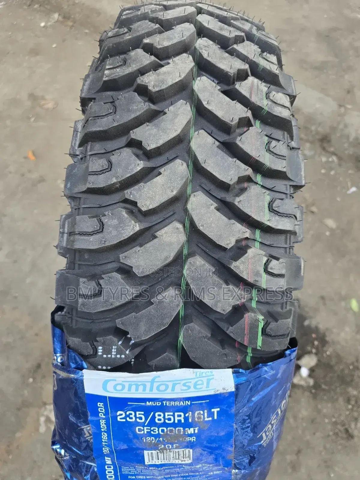 235 /85 R16 Comforser Tyres (Mud Terrein).