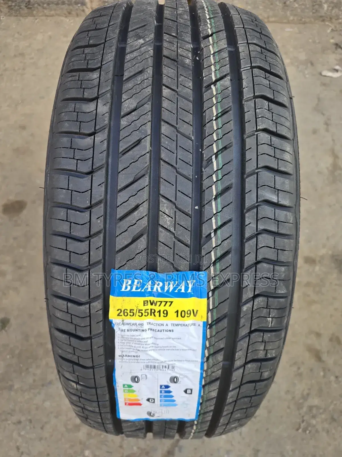 265 /55 R19 Bearway Tyres (New Technology)