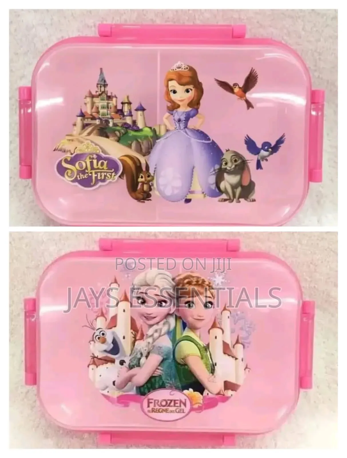 Partitioned Cartoon Lunch Snack Box