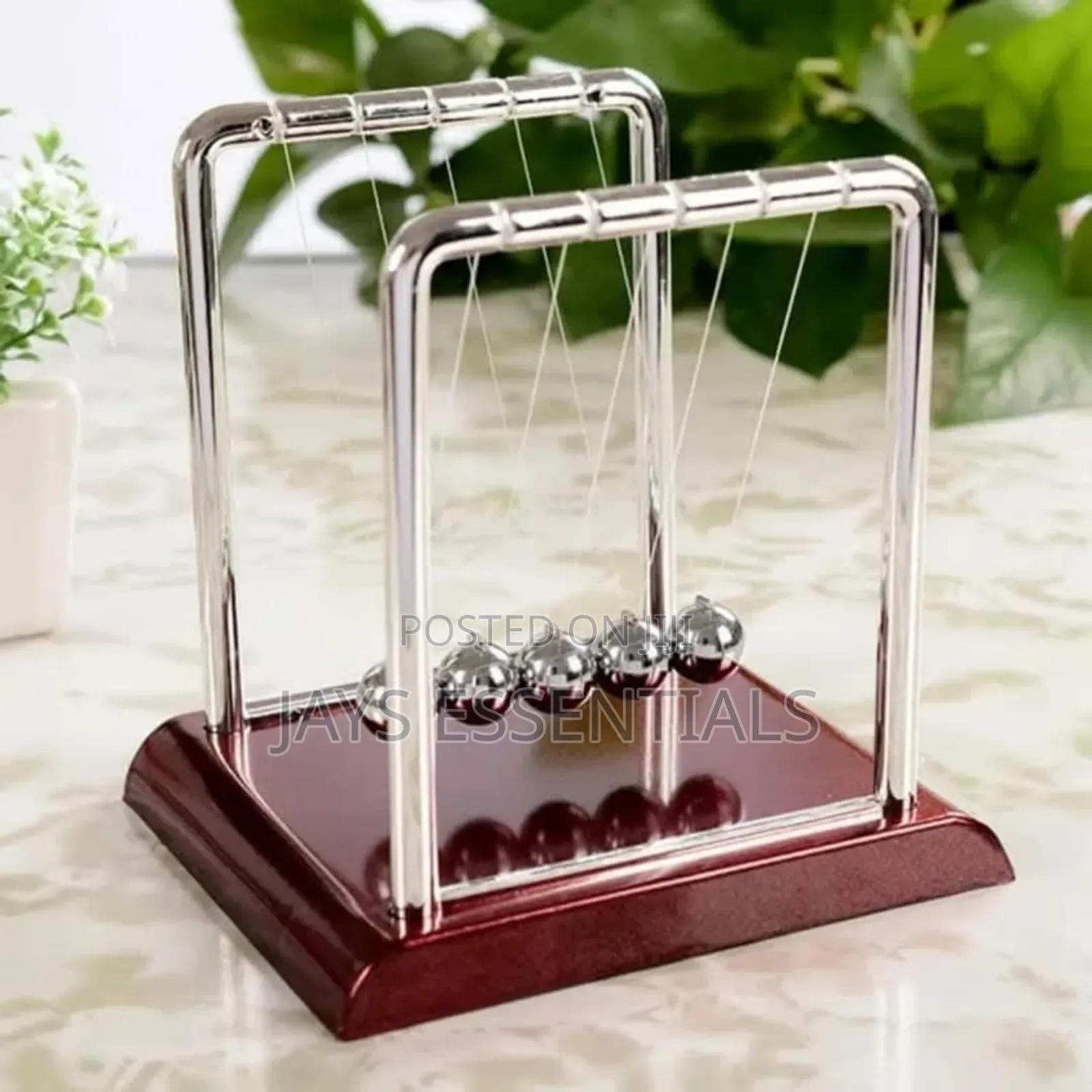 Newtons Pendulum Cradle Balance Steel Balls