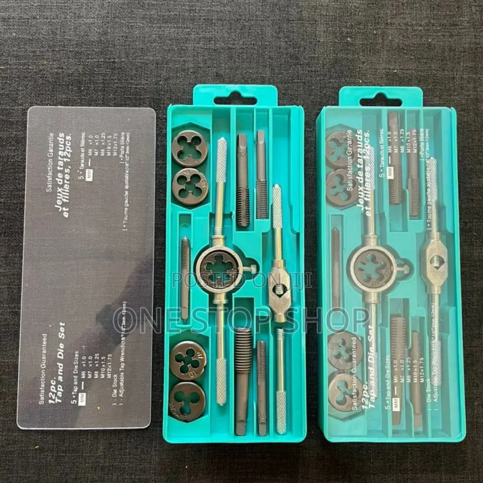 Brand New 12pc Set Tap and Die Settool Set